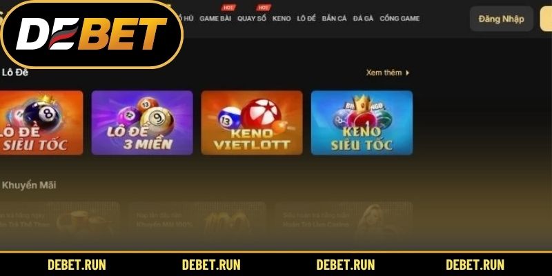 4 hình thức xổ số DEBET nổi bật